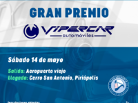 El sábado 14 de mayo llega el Gran Premio Vipercar con destino a Piriápolis
