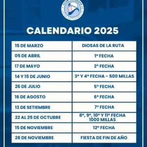 Calendario CUAS 2025